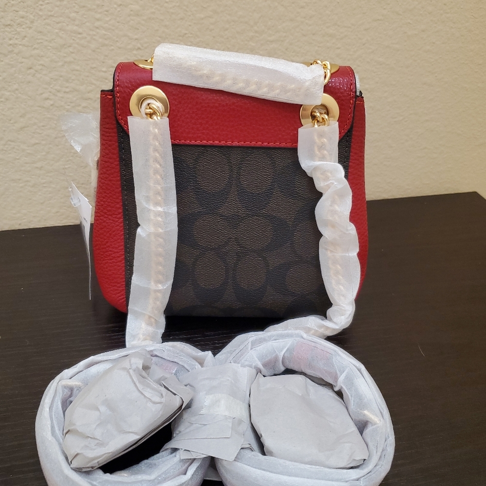 Coach Convertible Mini Backpack In Signature Canvas - Picture 10 of 12